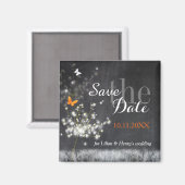 Aimant Soirée Dandelions Mariage Enregistrer la date (Recto/Verso)