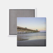 Aimant Soirée De Paix Sur Folly Beach (Recto/Verso)