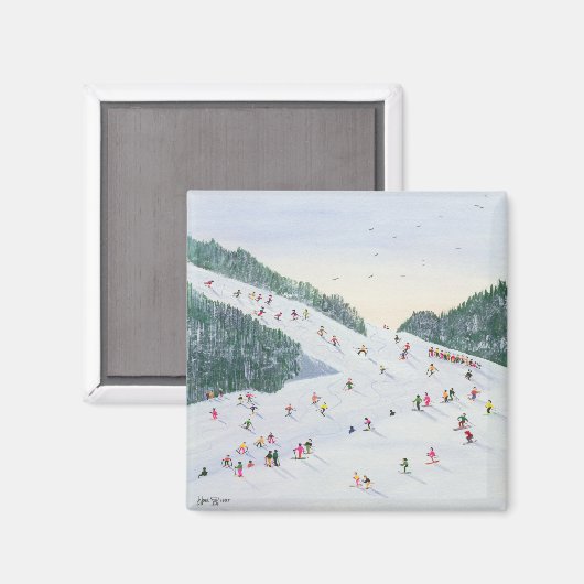 Aimant Soirée de ski 1995 (Recto/Verso)