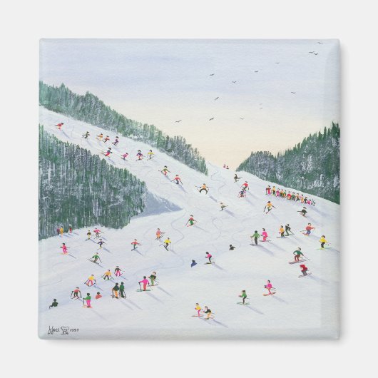 Aimant Soirée de ski 1995 (Devant)