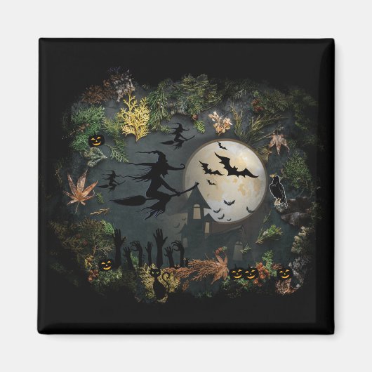 Aimant Soirée de Witch (Devant)