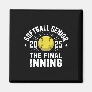 Aimant Soirée des seniors de softball Classe supérieure d
