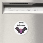 Aimant Soirée d'Halloween Cute Bat (In Situ (Lave-vaisselle))
