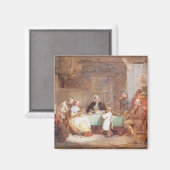 Aimant Soirée musicale (huile sur toile) 2 (Recto/Verso)