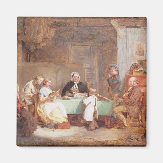 Aimant Soirée musicale (huile sur toile) 2 (Devant)