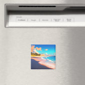 Aimant Soirée néon à la plage (In Situ (Lave-vaisselle))