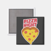 Aimant Soirée Pizza (Recto/Verso)