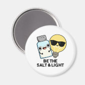 Aimant Sois Le Sel Et La Lumière Drôle Pun Bible (Recto/Verso)