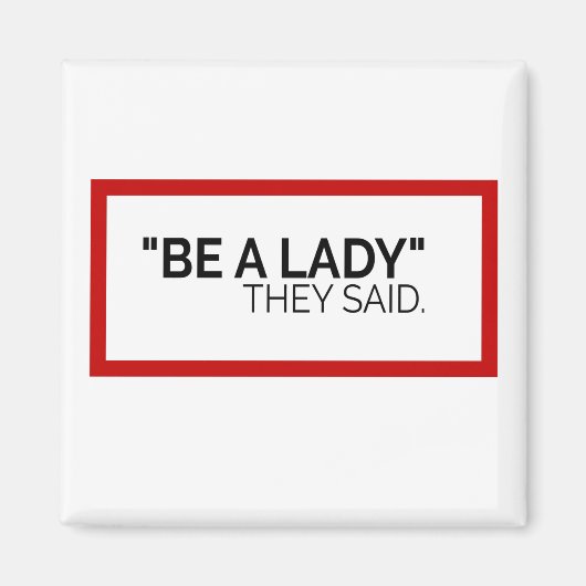 Aimant Sois une dame qu'ils ont dit (Devant)