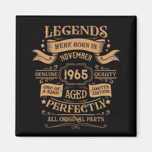 Aimant Soixante vintage 60e anniversaire personnalisée