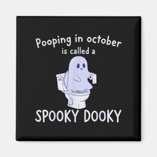 Aimant Soky Dookie Drôle En Octobre Ghost Halloween