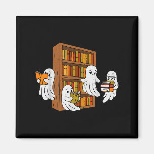 Aimant Soky Ghost Livres de lecture Bibliothèque Hallowee