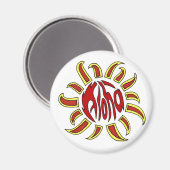 aimant solaire aloha (Recto/Verso)