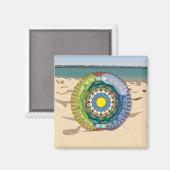 Aimant solaire d'été (Recto/Verso)