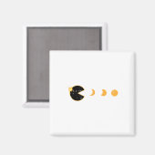 Aimant Solaire Eclipse Gamer Manger Sun Retro Video Jeu M (Recto/Verso)