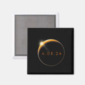 Aimant Solar Eclipse 2024 040824 Eclipse Hommes Femmes En (Recto/Verso)