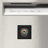 Aimant Solar Eclipse 2024 04.08.24 Eclipse Hommes Femmes (In Situ (Lave-vaisselle))