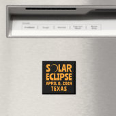 Aimant Solar Eclipse 2024 Texas (In Situ (Lave-vaisselle))
