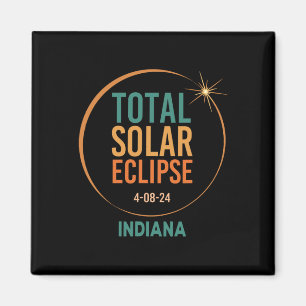 Aimant Solar Eclipse Indiana 8 avril 2024 Totalité