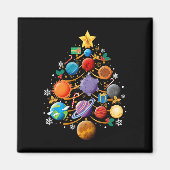 Aimant Solar System Planets Christmas Tree Astronomy Xmas (Devant)