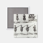 Aimant Soldats avec baïonnettes (Recto/Verso)