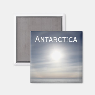 Aimant Soleil Antarctique sur Horizon, Dôme Siple
