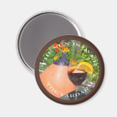 Aimant Soleil au-dessus du bras de jardin (Recto/Verso)