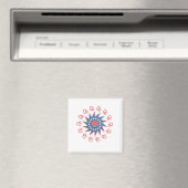 Aimant Soleil bleu (In Situ (Lave-vaisselle))