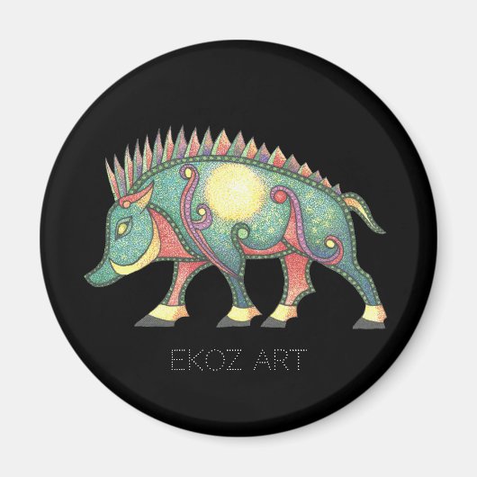 Aimant Soleil chevalier Pictish (Devant)