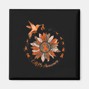 Aimant Soleil Colibri Orange Ribbon CRPS guerrier