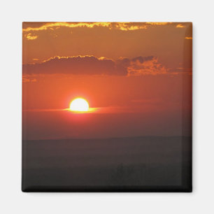Aimant Soleil dans les nuages