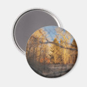 Aimant Soleil d'automne (Recto/Verso)