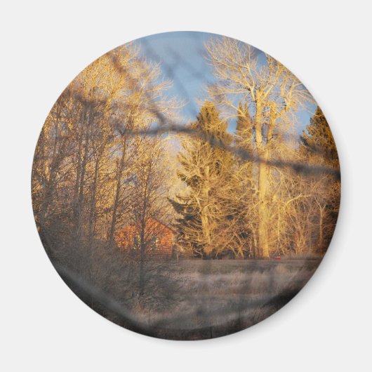 Aimant Soleil d'automne (Devant)