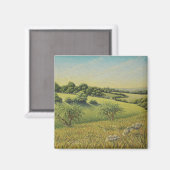 Aimant Soleil de début de soirée, Epsom Downs, Surrey Pas (Recto/Verso)