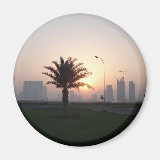Aimant Soleil de Doha (Devant)