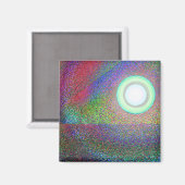 Aimant Soleil désert (Recto/Verso)