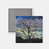 Aimant Soleil d'hiver (Recto/Verso)