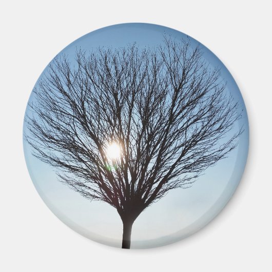 Aimant soleil d'hiver (Devant)