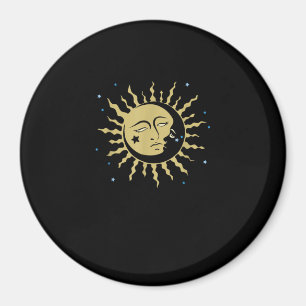 Aimant Soleil Lune Avec 90s Sorcière Whimsigoth esthétiqu