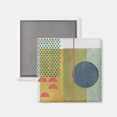 Aimant Soleil Rouge IV (Recto/Verso)