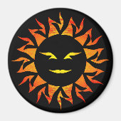 Aimant Soleil souriant (Devant)