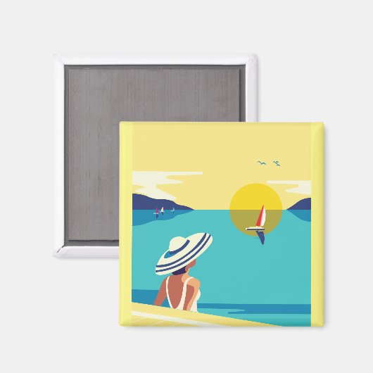 Aimant Soleil Splendor (Recto/Verso)