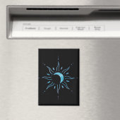 Aimant Soleil Turquoise  (In Situ (Lave-vaisselle))