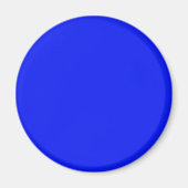 Aimant Solid color plain sapphire bright blue (Devant)