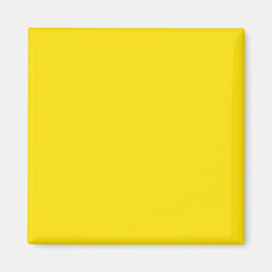 Aimant Solid Color : Yellow (Devant)