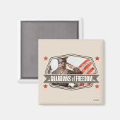 Aimant Solider-Guardian de la liberté (Recto/Verso)