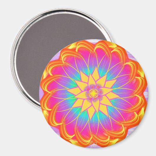 Aimant Solitaire Superstar par pwrflwr (Recto/Verso)