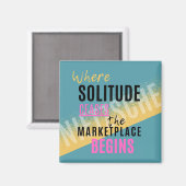 Aimant Solitude Introspection Introvert Nietzsche quote (Recto/Verso)