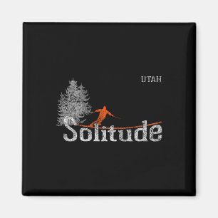 Aimant Solitude Utah Ski Vintage Style des Années 80