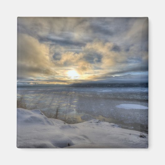 Aimant Solstice d'hiver Turnagain Arme (Devant)
